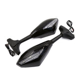 Maxbell 2pcs LED Turn Signal Mirror For Suzuki Hayabusa Katana GSXR 600 1000