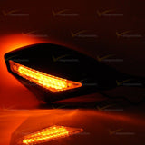 Maxbell 2pcs LED Turn Signal Mirror For Suzuki Hayabusa Katana GSXR 600 1000