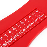 Maxbell Toddler Shoe Gauge Children Foot Measurer Red