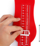 Maxbell Toddler Shoe Gauge Children Foot Measurer Red