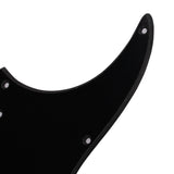 Maxbell Black Pickguard 1 Ply 11 Hole For Strat Guitar SSS