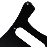 Maxbell Black Pickguard 1 Ply 11 Hole For Strat Guitar SSS