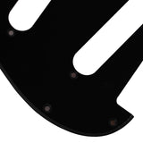 Maxbell Black Pickguard 1 Ply 11 Hole For Strat Guitar SSS