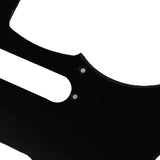 Maxbell Black Pickguard 1 Ply 11 Hole For Strat Guitar SSS