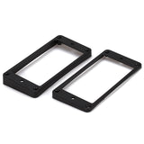 Maxbell Black Curved Humbucker Pickups Frame Mounting Rings for LP Electric Guitar