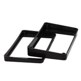 Maxbell Black Curved Humbucker Pickups Frame Mounting Rings for LP Electric Guitar