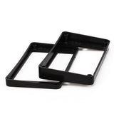Maxbell Black Curved Humbucker Pickups Frame Mounting Rings for LP Electric Guitar