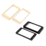 Maxbell Black Curved Humbucker Pickups Frame Mounting Rings for LP Electric Guitar