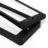 Maxbell Black Curved Humbucker Pickups Frame Mounting Rings for LP Electric Guitar
