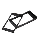 Maxbell Black Curved Humbucker Pickups Frame Mounting Rings for LP Electric Guitar