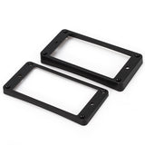 Maxbell Black Curved Humbucker Pickups Frame Mounting Rings for LP Electric Guitar