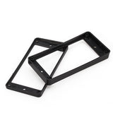Maxbell Black Curved Humbucker Pickups Frame Mounting Rings for LP Electric Guitar