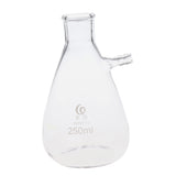 Maxbell Clear Borosilicate Glass Filtering Flask Lab Buchner Flask Filtration 250mL