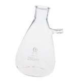 Maxbell Clear Borosilicate Glass Filtering Flask Lab Buchner Flask Filtration 250mL