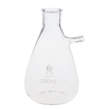 Maxbell Clear Borosilicate Glass Filtering Flask Lab Buchner Flask Filtration 250mL