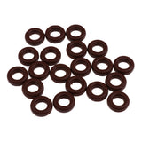 Maxbell 10 Pairs Anti Slip Silicone Ear Hooks Holder for Eyeglass Sunglasses Brown