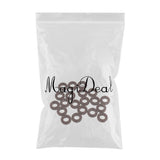 Maxbell 10 Pairs Anti Slip Silicone Ear Hooks Holder for Eyeglass Sunglasses Brown