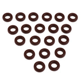 Maxbell 10 Pairs Anti Slip Silicone Ear Hooks Holder for Eyeglass Sunglasses Brown