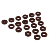 Maxbell 10 Pairs Anti Slip Silicone Ear Hooks Holder for Eyeglass Sunglasses Brown