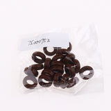 Maxbell 10 Pairs Anti Slip Silicone Ear Hooks Holder for Eyeglass Sunglasses Brown
