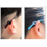 Maxbell 10 Pairs Anti Slip Silicone Ear Hooks Holder for Eyeglass Sunglasses Brown