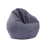 Maxbell Modern Printed Linen Beanbag Cover Sofa Slipcover Toy Storage Case Gray