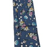 Maxbell Men's Skinny Tie Floral Printed Cotton Necktie Weddings Groom Dance Gift 05