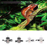 Maxbell Pet Reptile Ceramic Infrared Heat Lamp Light with Anti-hot Cage Black-75W