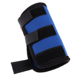 Maxbell 2PCS Pet Leg Brace Protector Dog Surgical Injury Fixed Knee Pads  Blue S