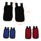 Maxbell 2PCS Pet Leg Brace Protector Dog Surgical Injury Fixed Knee Pads  Blue S