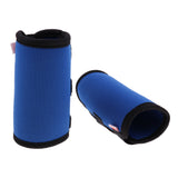 Maxbell 2PCS Pet Leg Brace Protector Dog Surgical Injury Fixed Knee Pads  Blue S