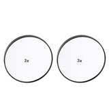 Maxbell 2x Travel Wall Suction Mirror Magnifying Makeup Cosmetic Bedroom Mirror 3X