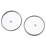 Maxbell 2x Travel Wall Suction Mirror Magnifying Makeup Cosmetic Bedroom Mirror 3X