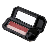 Maxbell Double Color Shimmer Waterproof Fine Powder Eyeshadow with Stamp 3#Red Wine Maple