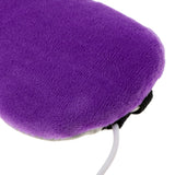 Maxbell Electric USB Heated Eye Mask Hot Compress for Dry Eyes Dark Circles Purple