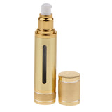 Maxbell 50ml Airless Pump Bottle Lotion Cream Cosmetic Refillable Container  Gold