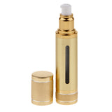 Maxbell 50ml Airless Pump Bottle Lotion Cream Cosmetic Refillable Container  Gold