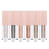 Maxbell 6 Colors Liquid Eyeshadow Glitter Shimmer Cosmetics Pigments Long Lasting 06