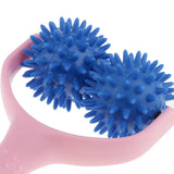 Maxbell Acupuncture Shoulder Muscle Massager Roll Massage Ball  Pink + Blue
