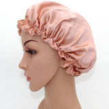 Maxbell Elastic Silk Night Sleeping Hat Cap Head Cover Chemo Bonnet Sleep Hair Care