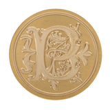 Maxbell Retro Sealing Wax Classic Initial Wax Seal Stamp Wooden Alphabet Letter B