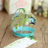Maxbell 7x8cm Japanese Style Glass Windchime Hanging Decor Home Glass Wind Bells 6#