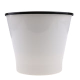 Maxbell Mini Self Watering Flower Pots Planters Indoor Outdoor Garden Decor white