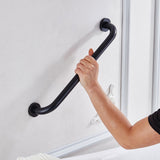 Maxbell Bathroom Armrest Bathtub HandRail Toilet Safety Grab Bar Black 50cm