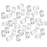 Maxbell 1000 Pieces Clear Rubber Earring Safety Backs for Crafts Plastic 3x3mm