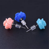 Maxbell 1000 Pieces Clear Rubber Earring Safety Backs for Crafts Plastic 3x3mm