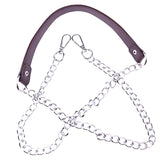 Maxbell Purse Chain Shoulder Crossbody Handbag Bag Strap Replacement Silver