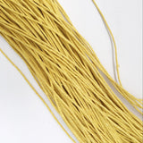 Maxbell 80 Metres Waxed Cotton Cords Strings Rope For Jewelry Crafts Making 1.5mm Orange