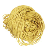 Maxbell 80 Metres Waxed Cotton Cords Strings Rope For Jewelry Crafts Making 1.5mm Orange