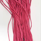 Maxbell 80 Metres Waxed Cotton Cords Strings Rope For Jewelry Crafts Making 1.5mm Fuchsia